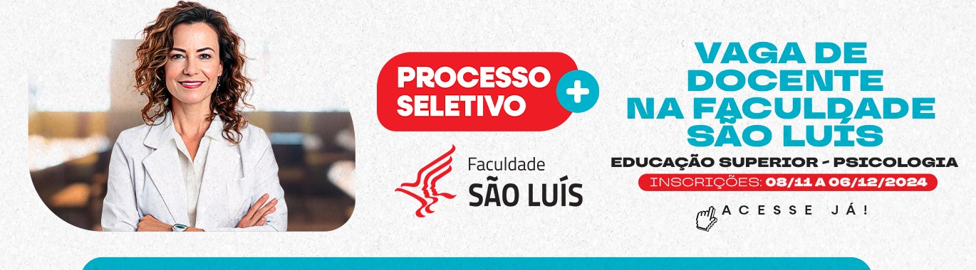 Processo seletivo Docente Curso de Psicologia