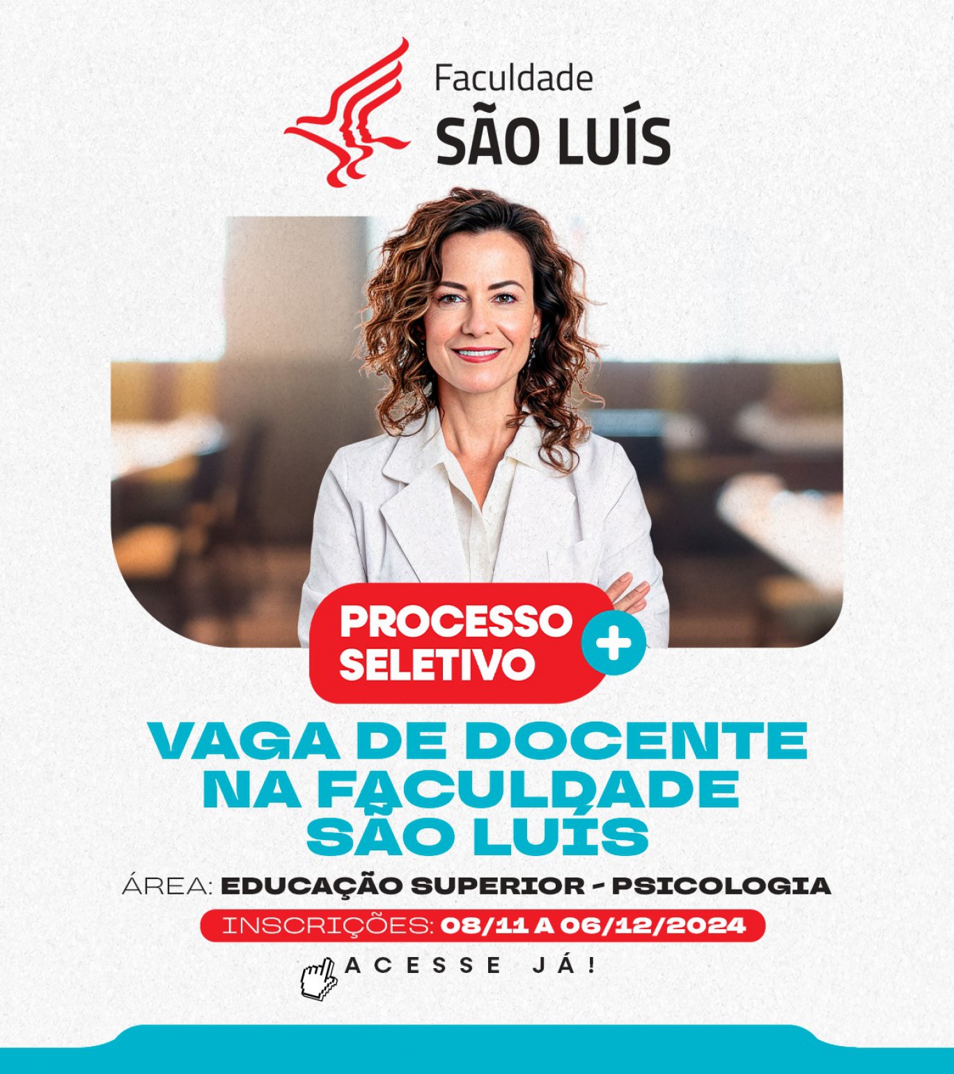 Processo seletivo Docente Curso de Psicologia