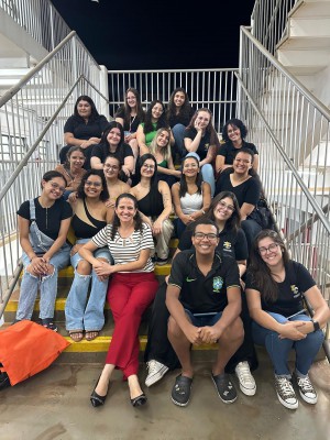 Orgulho dos alunos do 4º semestre de Pedagogia! 