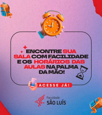 Confira a localização de salas e horários de aula!