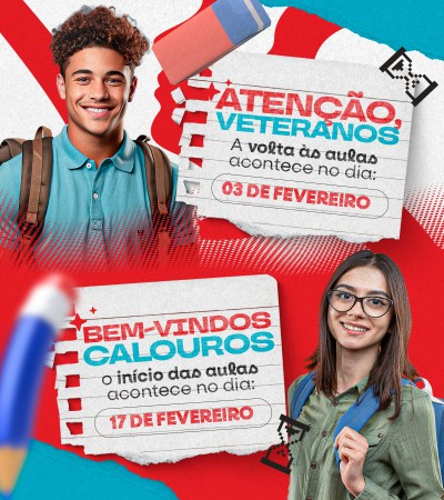 Confira as datas de retorno das aulas!